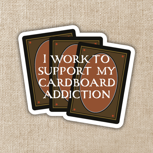 Cardboard Addiction Sticker