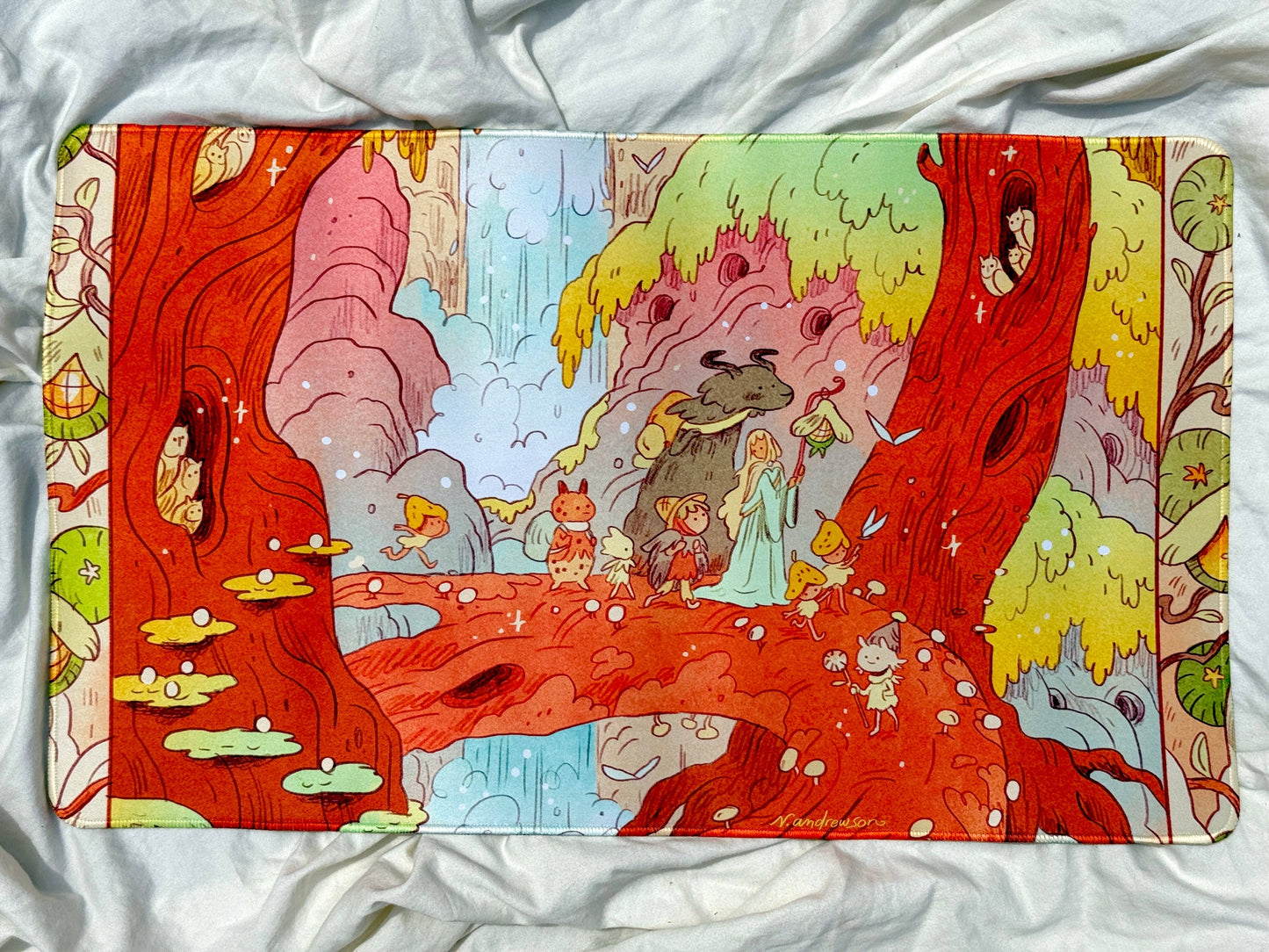 Waterfall Trail Art Play-mat