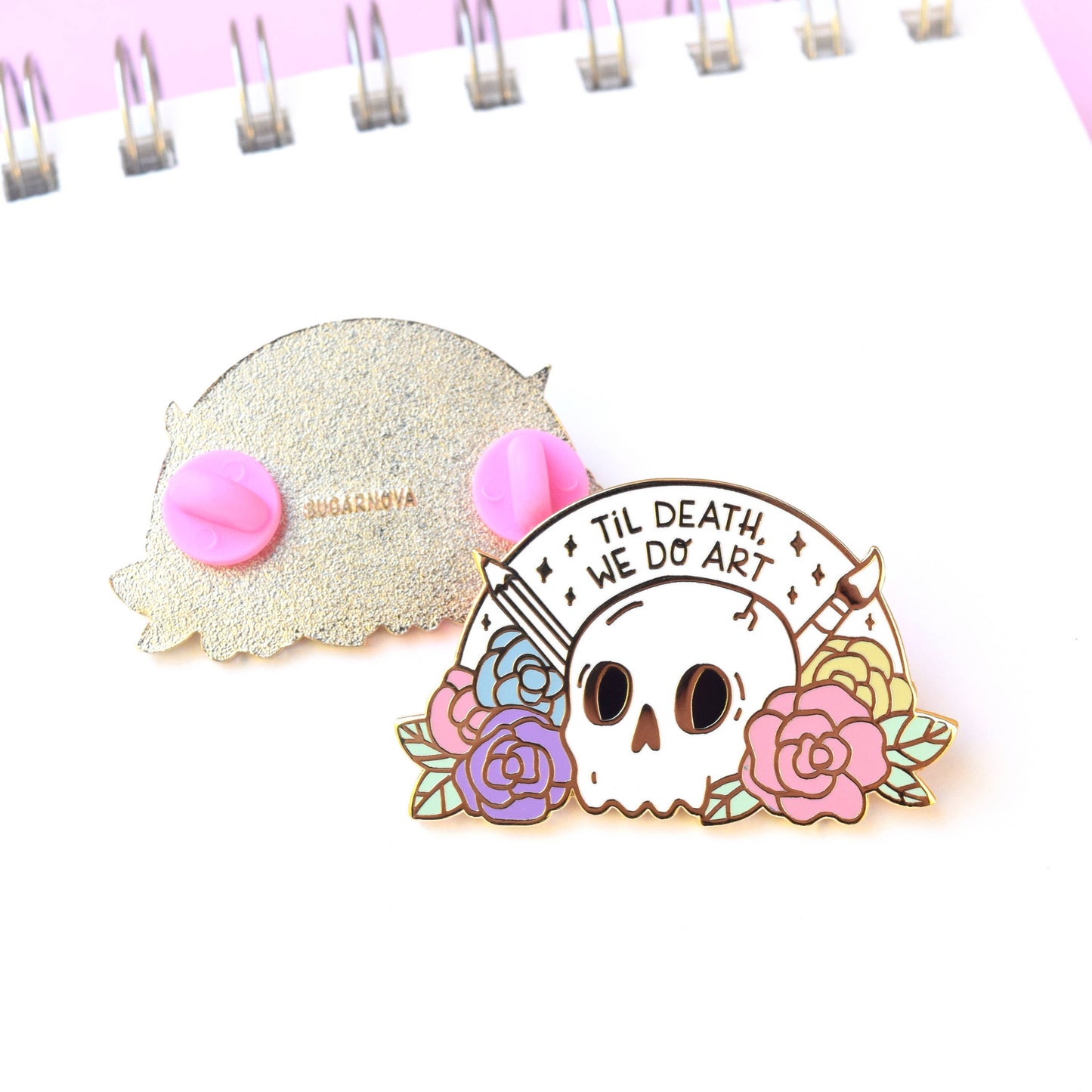 Enamel Pin | Til Death We Do Art