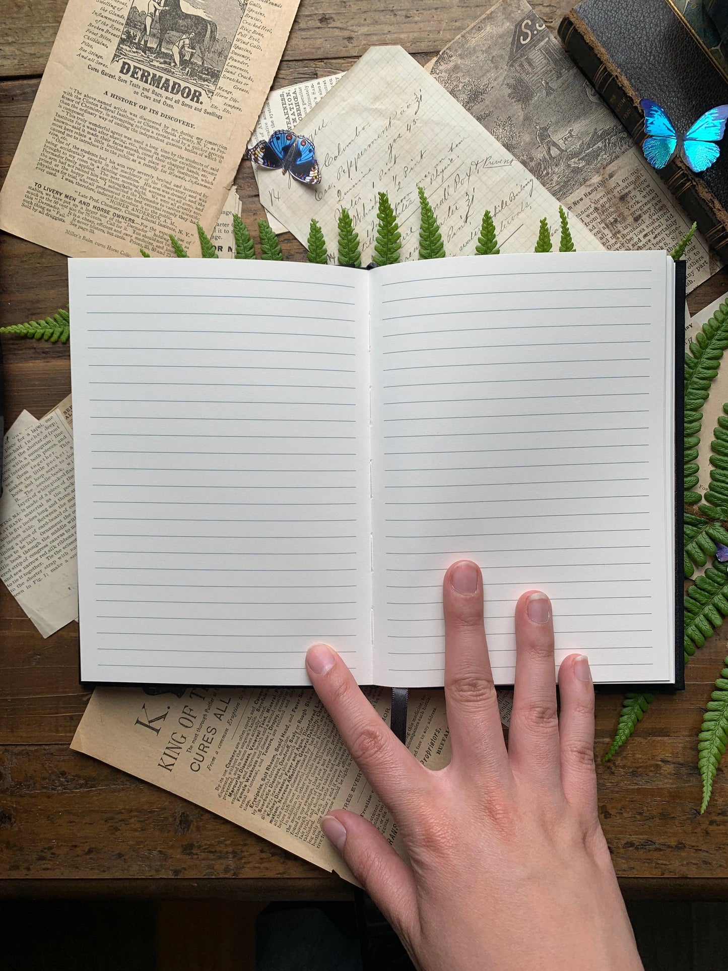 B6 Lined Notebook | The Grimoire [Gold]