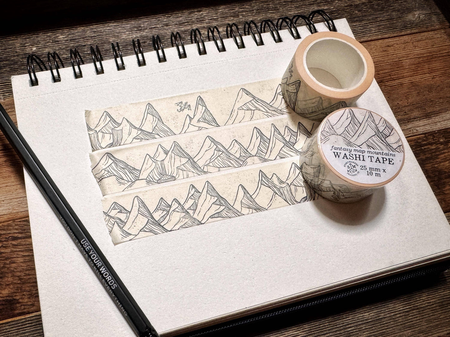 STC Cartography Washi Tape | Mountains