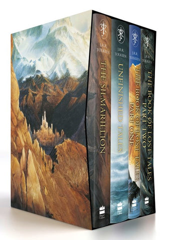 History of Middle Earth Box Set: The Silmarillion; Unfinished Tales; Book of Lost Tales Part 1 & 2 [Tolkien, J.R.R.; Tolkien, Christopher]
