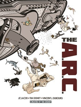 The A.R.C.: A Virus That Kills When You Lie - A Satirical Sci-Fi Graphic Novel [Disney, Tim; Lacek, JC; Dubourg, Vincent Jolas (Illustr.); Morse, Erik (Ed.); Zenten, Lil' (Illustr.)