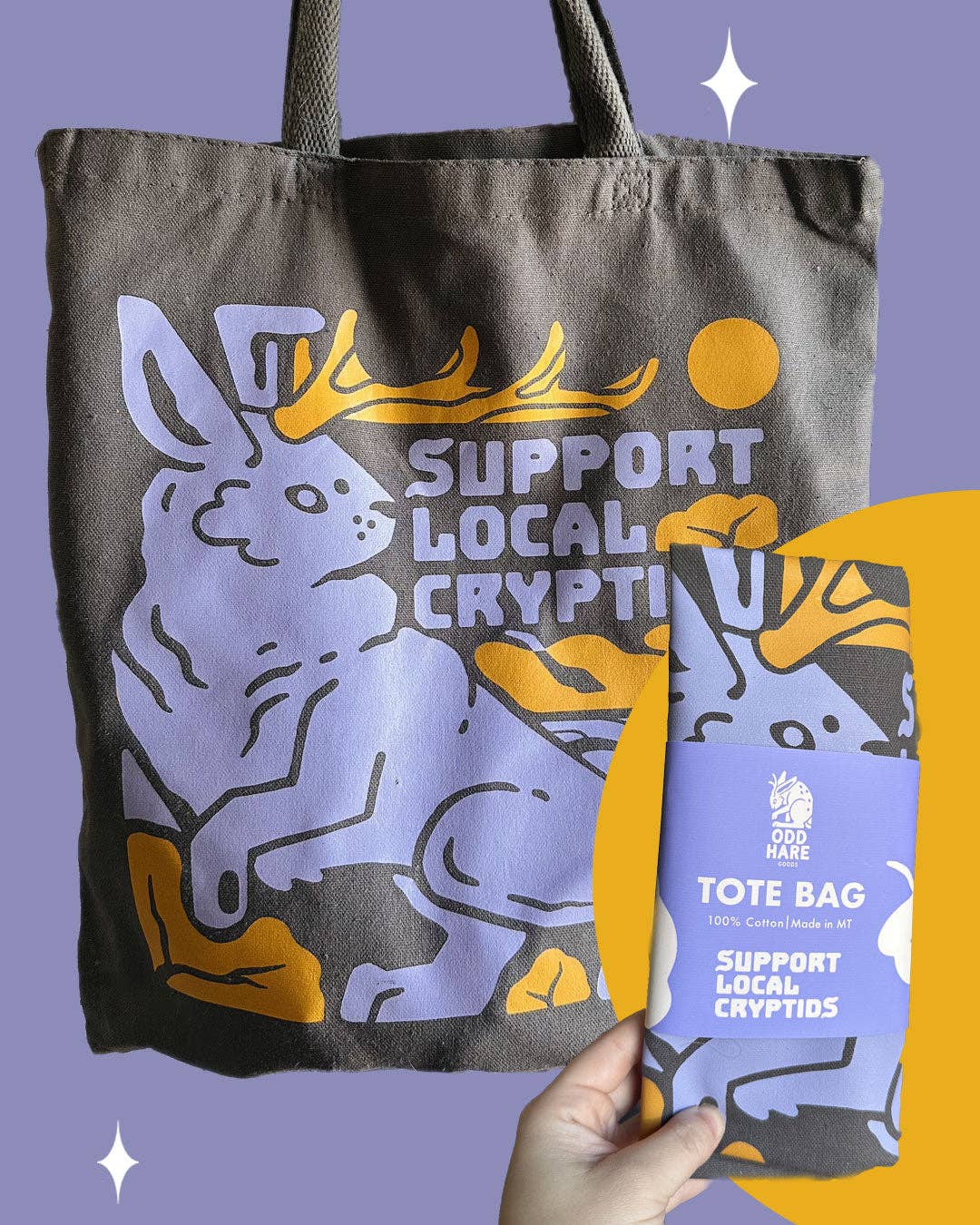 Support Local Cryptids Tote Bag