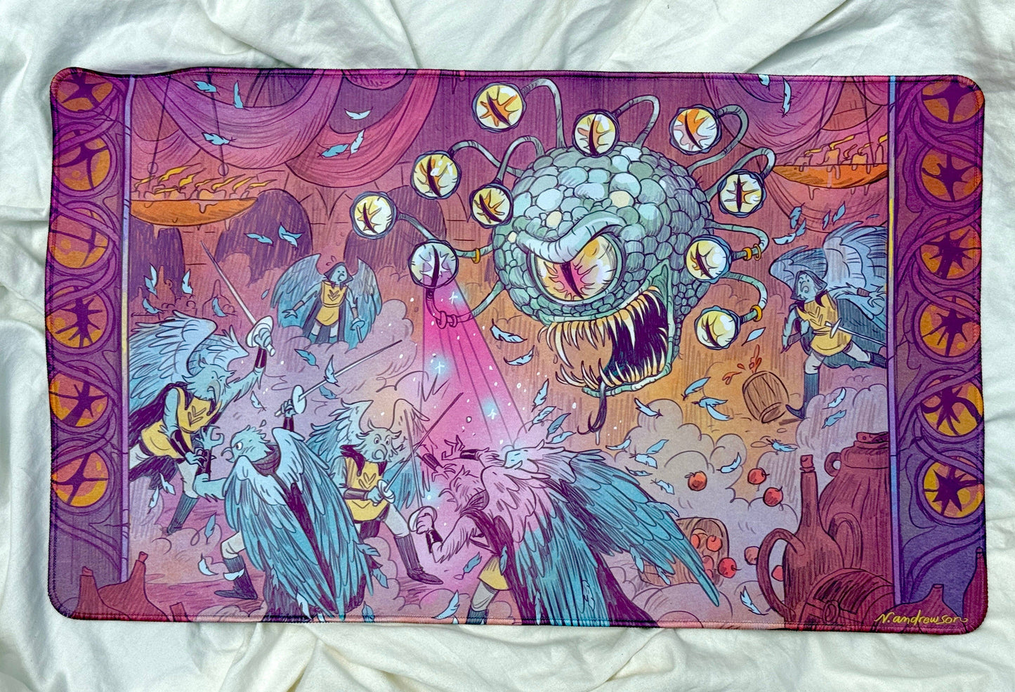Beholder's Charm Ray Art Play-mat