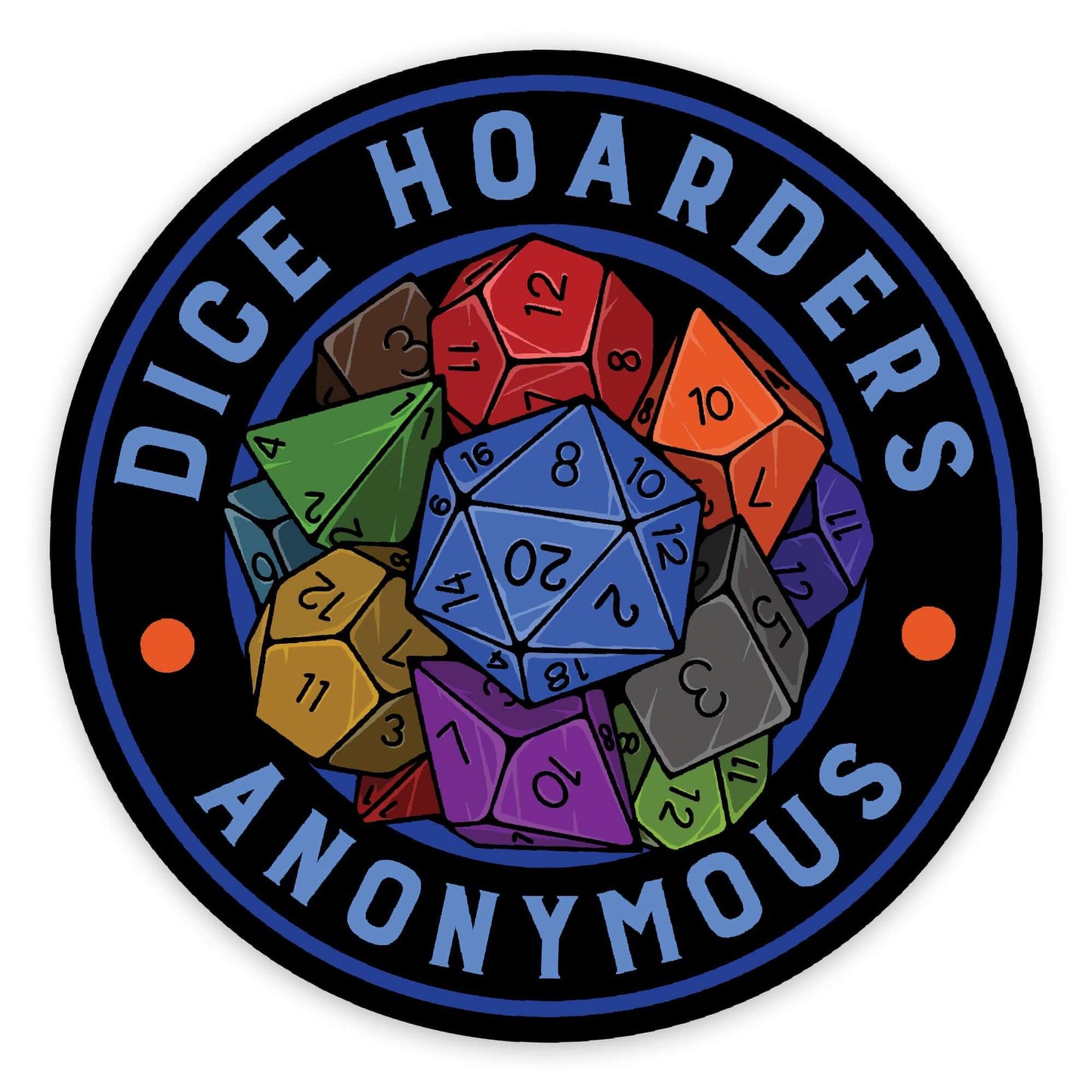 GS Vinyl Sticker | Dice Hoarders Anon