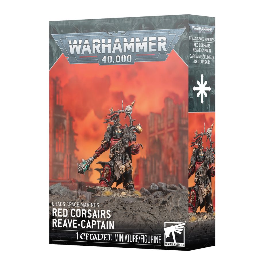 RED CORSAIRS REAVE-CAPTAIN - CHAOS SPACE MARINES - WARHAMMER 40,000 10TH EDITION
