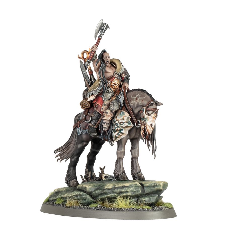 Darkoath Chieftain on Warsteed - Slaves to Darkness - Warhammer: Age of Sigmar