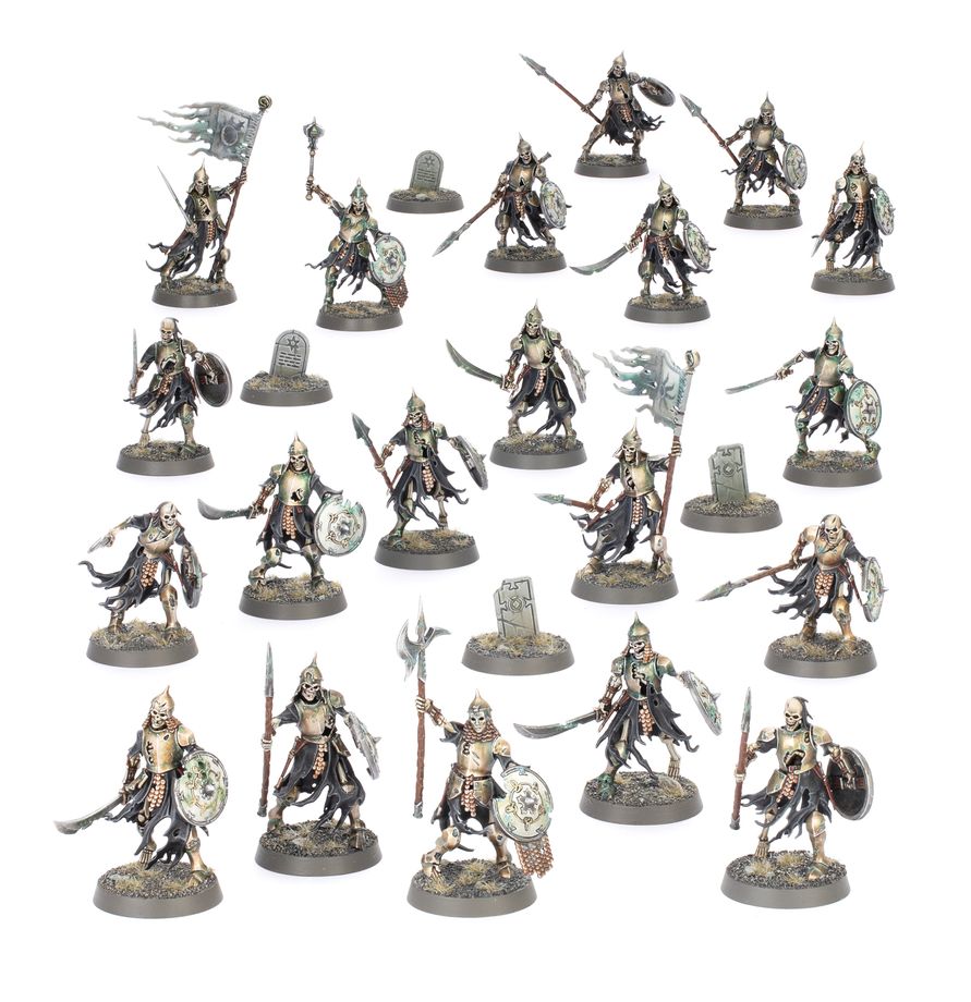 Deathrattle Skeleton Warriors; Soulblight Gravelords - Warhammer; Age of Sigmar
