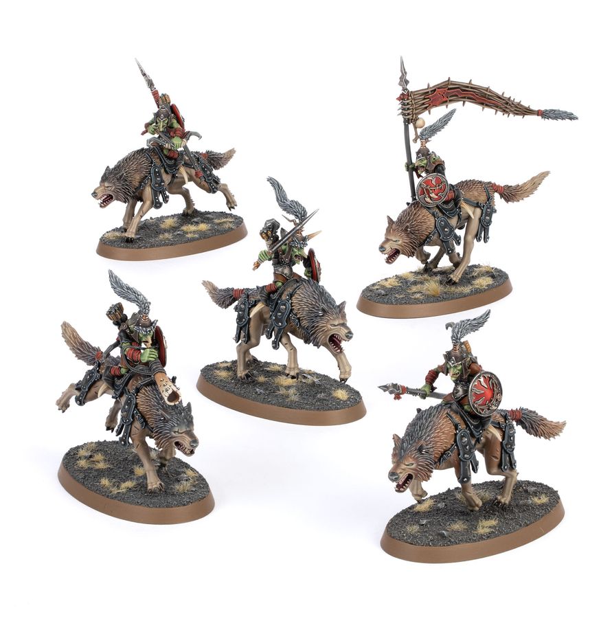 Snarlfang Riders; Gloomspite Gits - Warhammer Age of Sigmar 3rd Edition