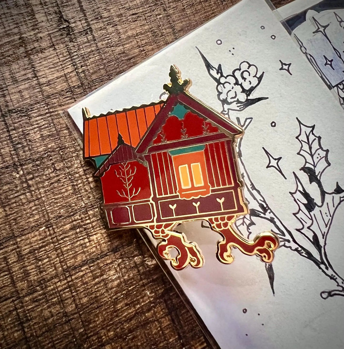 WD Enamel Pin | Baba Yaga House