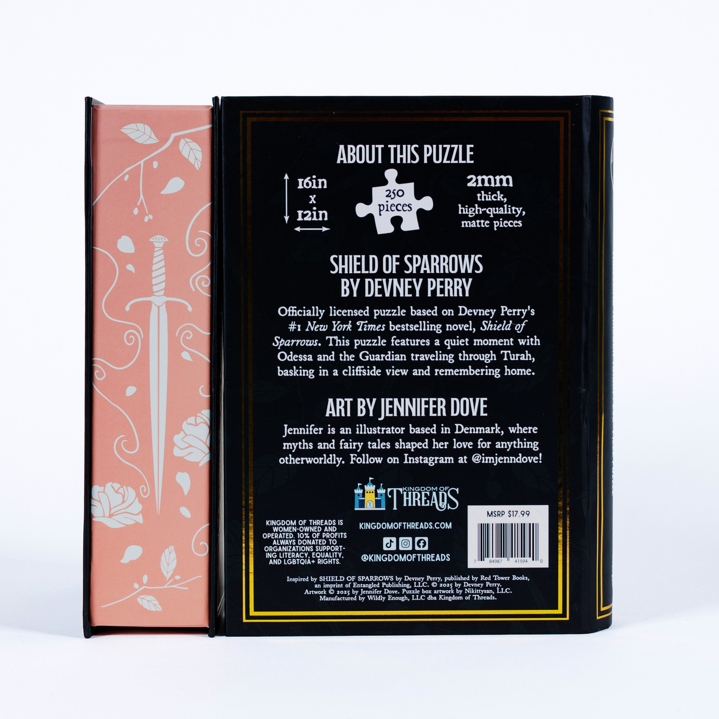 Book Keepsake Puzzle | Shield of Sparrows