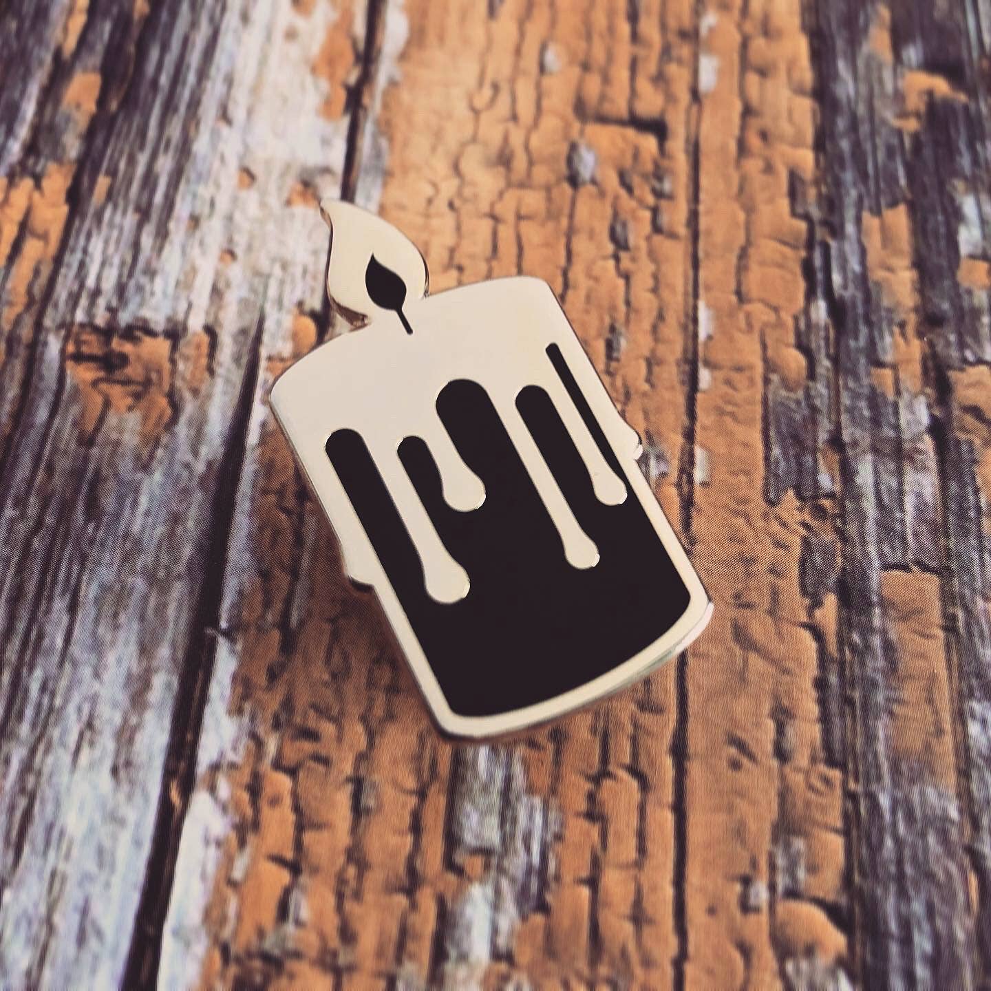 FCC Enamel Pin | Candle