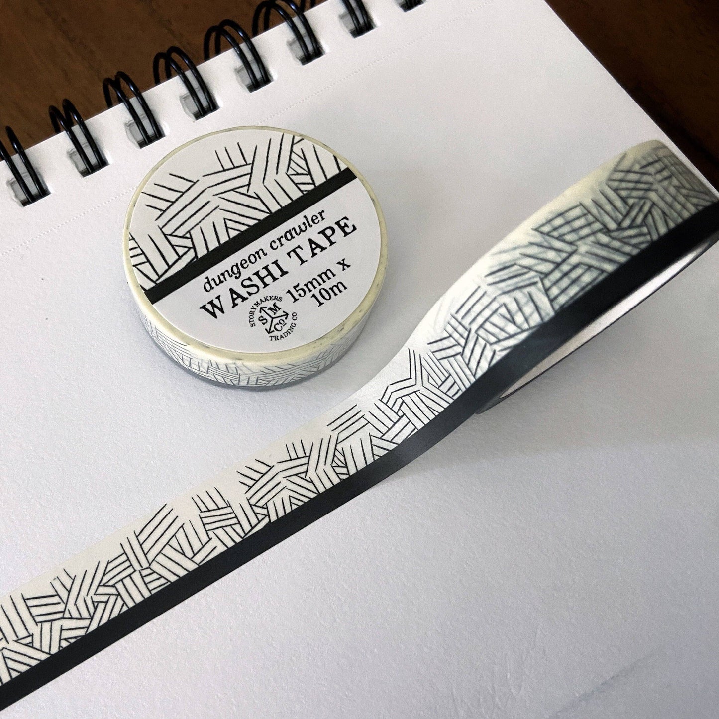 STC Cartography Washi Tape | Dungeon Walls