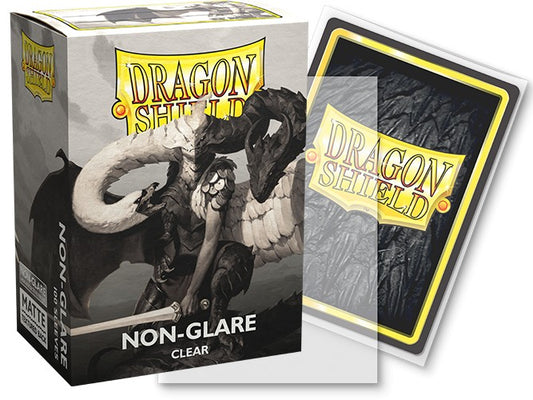 Dragon Shield Sleeves - 100ct Box Matte NonGlare - Clear