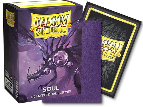 Dragon Shield Sleeves - 100ct Box Dual Matte - Soul Purple