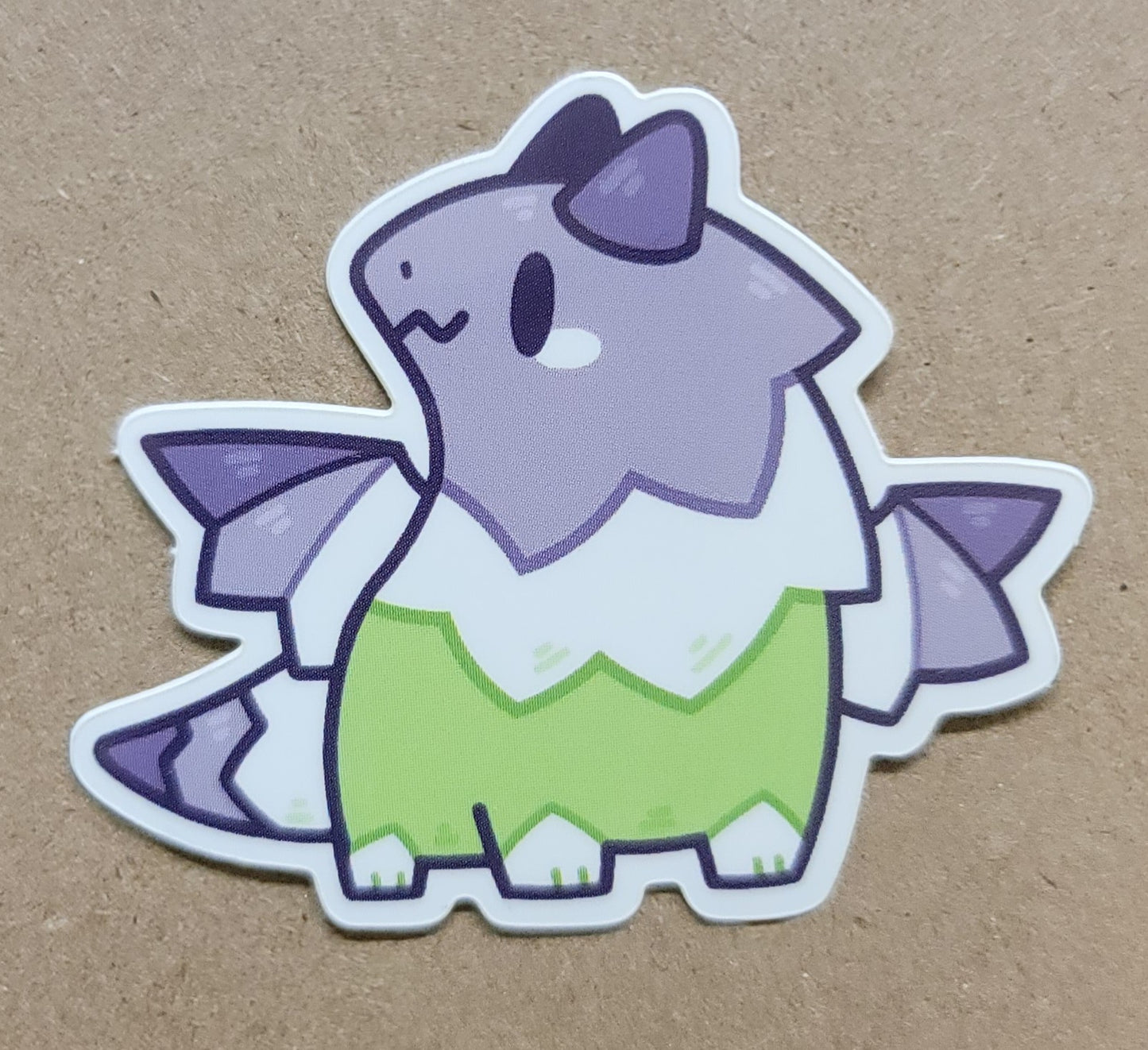 CBP Pride Dragon | Agender [Sticker]