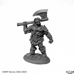 Bones USA RL: Bertok the Brave, Barbarian [Reaper 30128]
