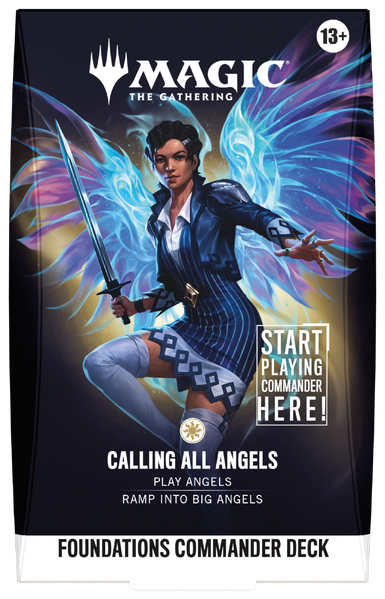 PREORDER: Magic: The Gathering - Foundations Calling All Angels Commander Deck