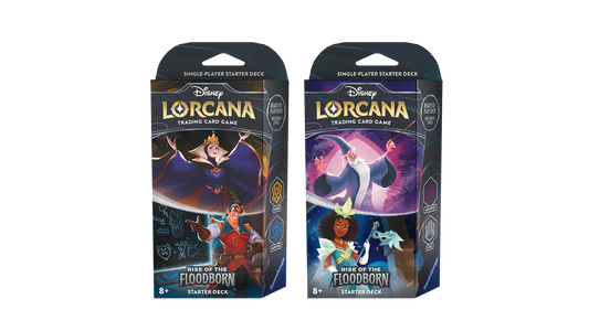 sale - Lorcana TCG: Rise of the Floodborn Starter Deck- The Queen and Gaston