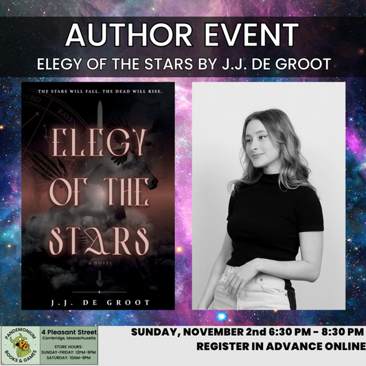 Author Event: Elegy of the Stars by J.J. de Groot