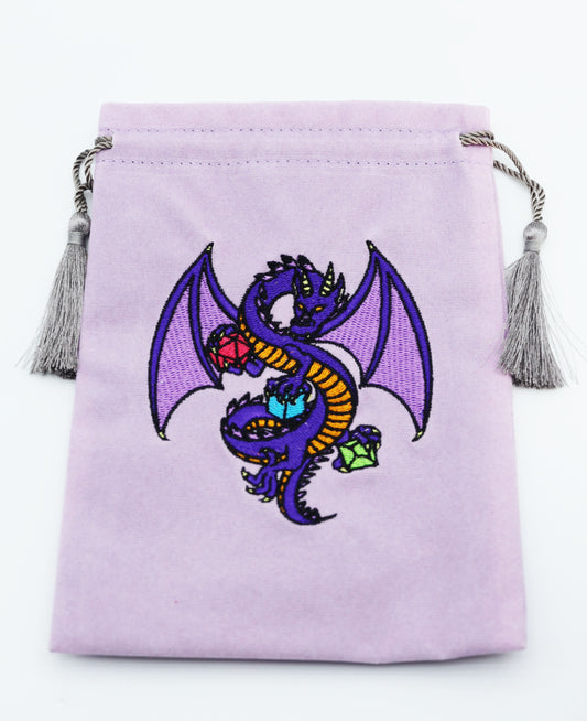 FBG Dice Bag | Dragon (Purple)
