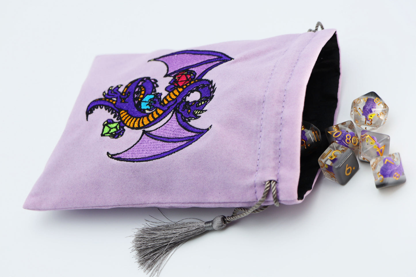 FBG Dice Bag | Dragon (Purple)