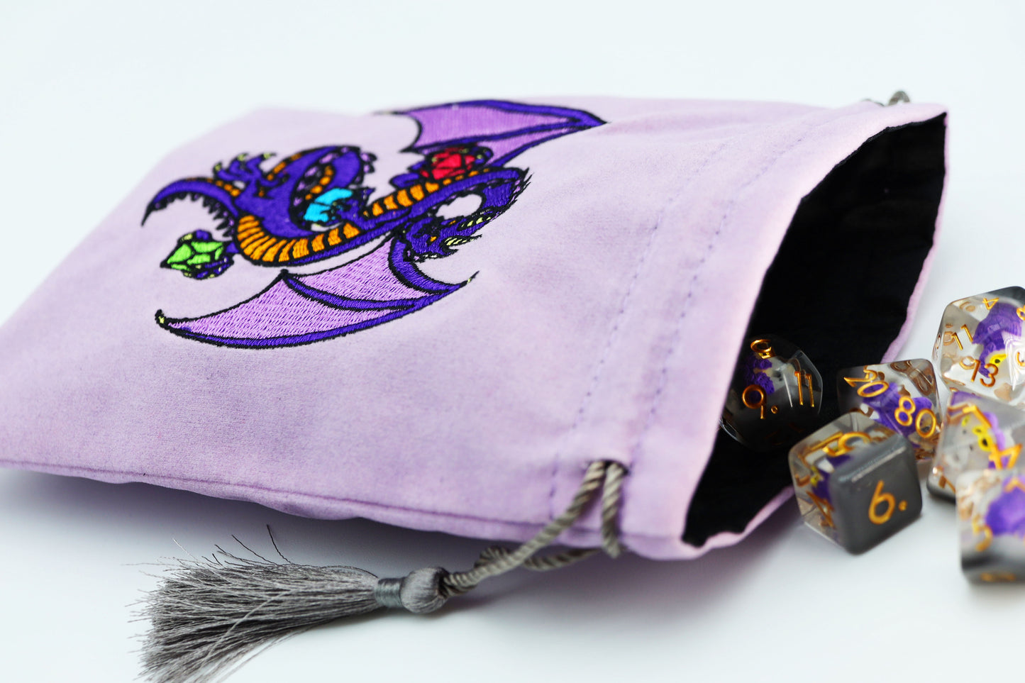 FBG Dice Bag | Dragon (Purple)