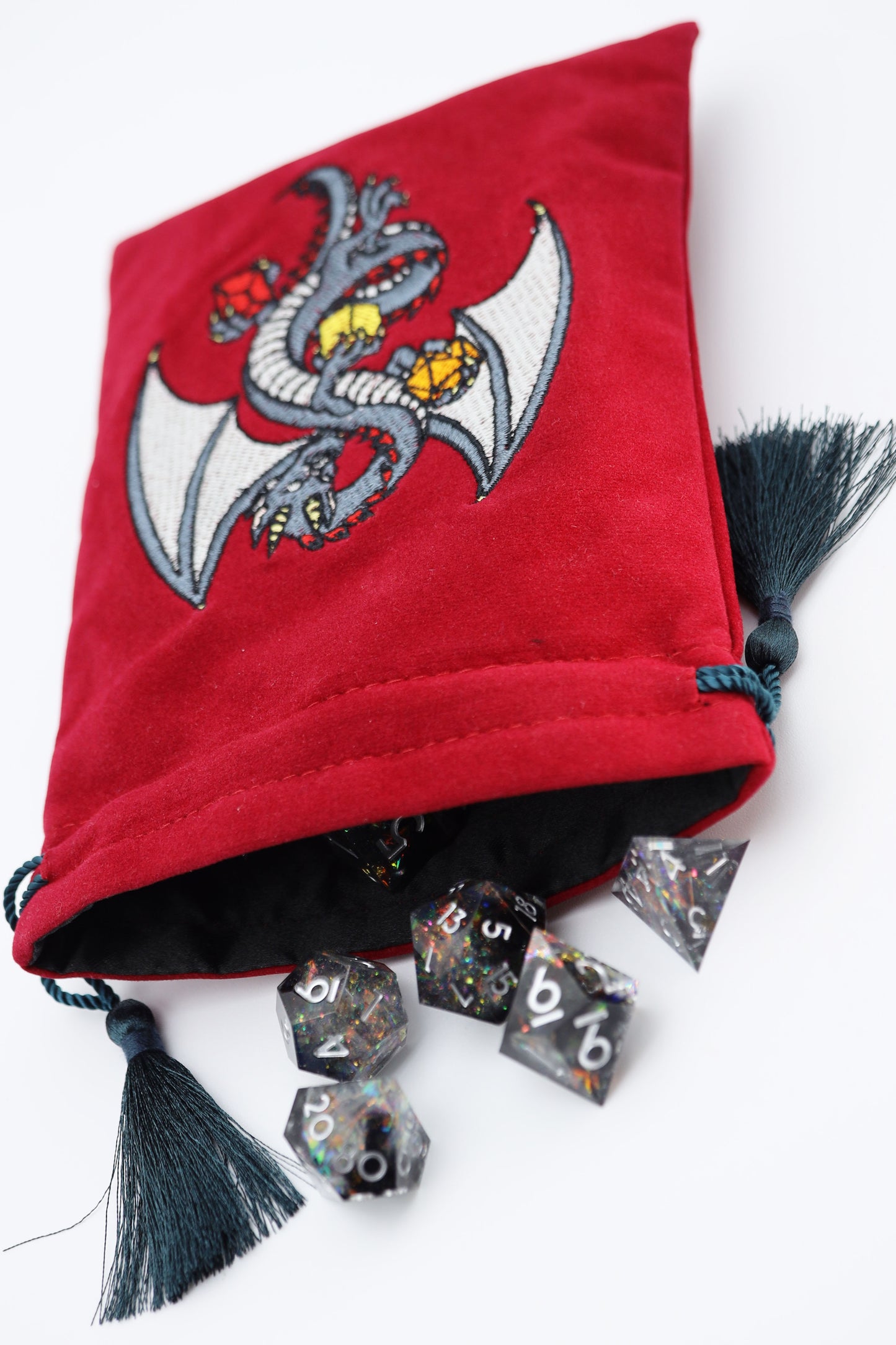 FBG Dice Bag | Dragon (Black)