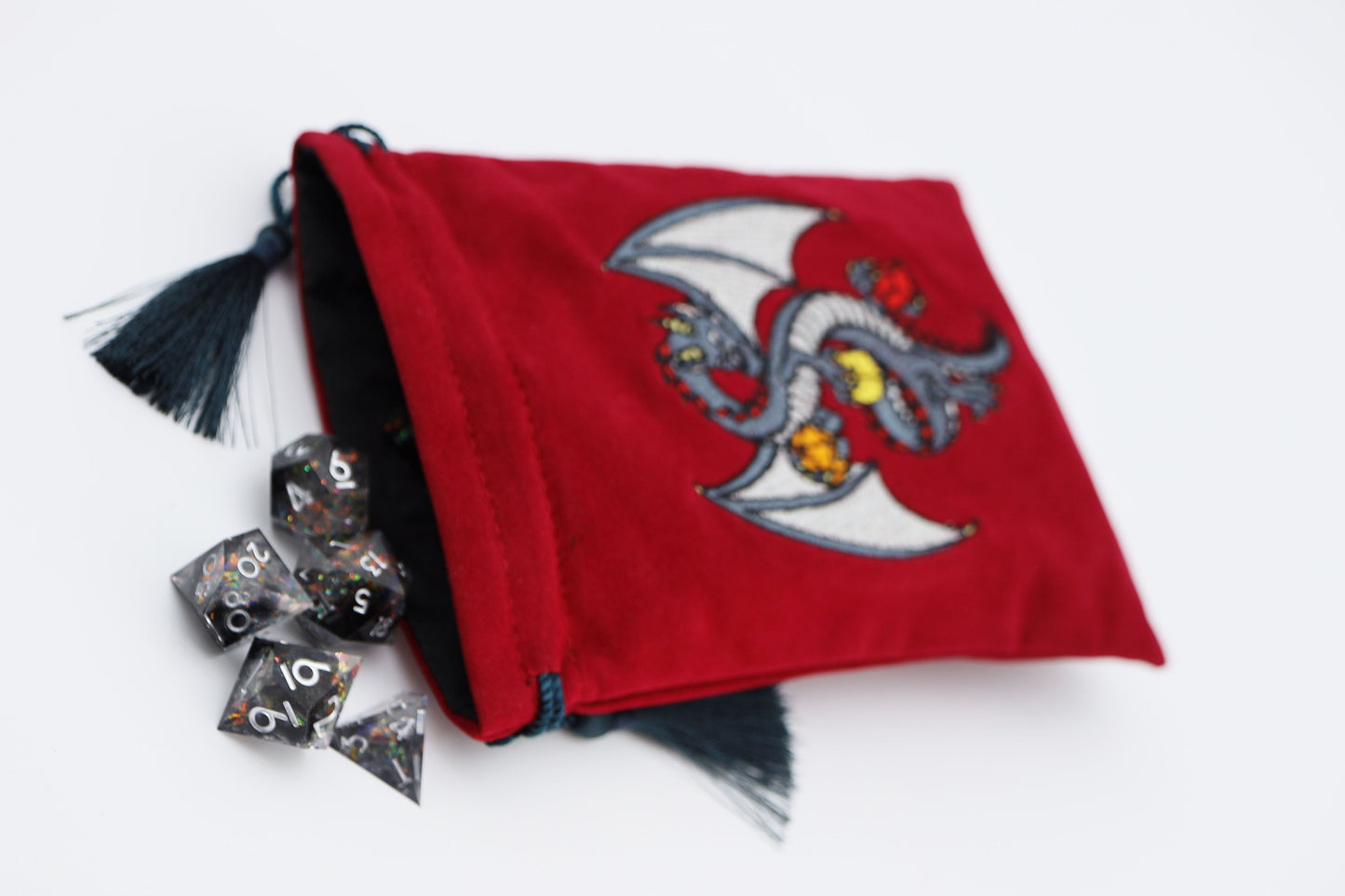 FBG Dice Bag | Dragon (Black)