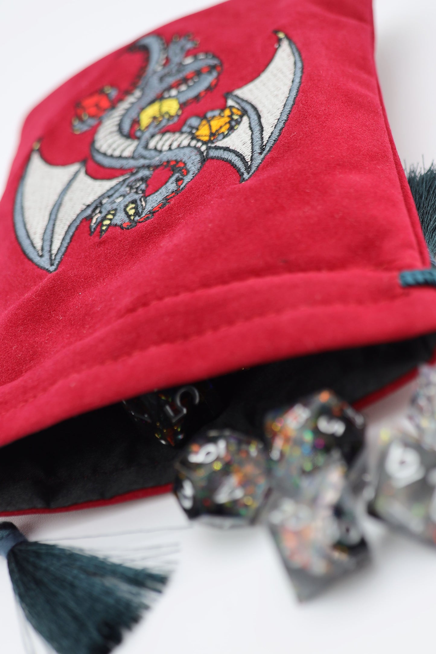 FBG Dice Bag | Dragon (Black)