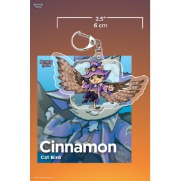 Gatherers' Tavern Cinnamon Cat Bird Keychain