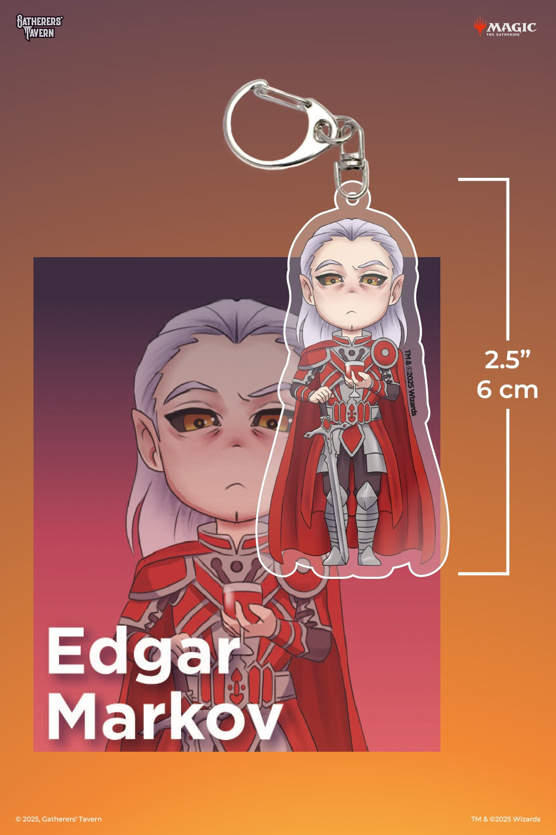 Magic: The Gathering - Edgar Markov Keychain