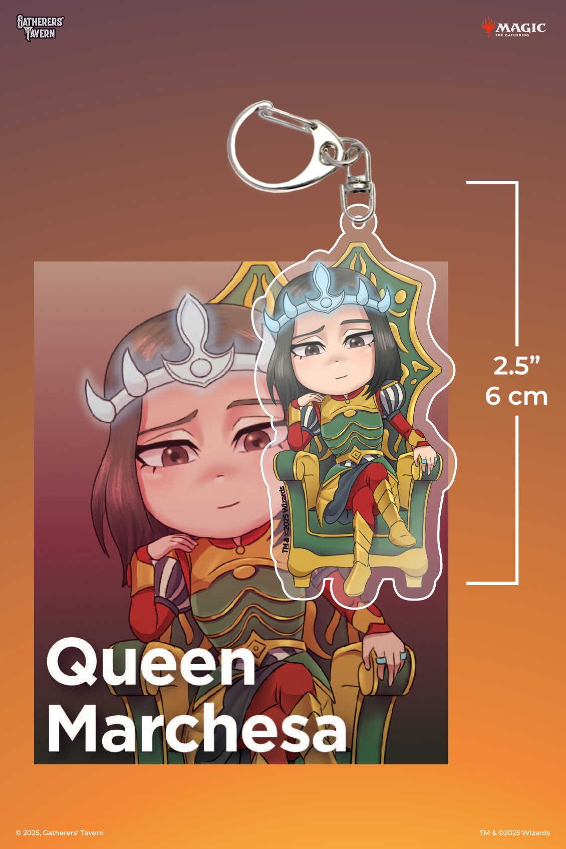 Magic: The Gathering - Queen Marchesa Keychain