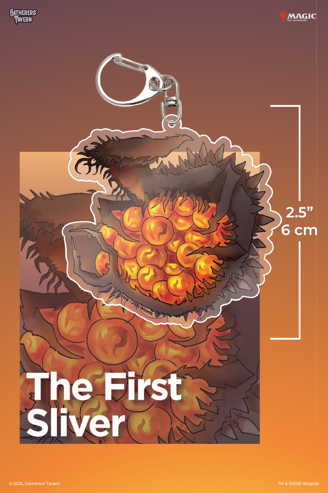 Magic: The Gathering - The First Sliver Keychain