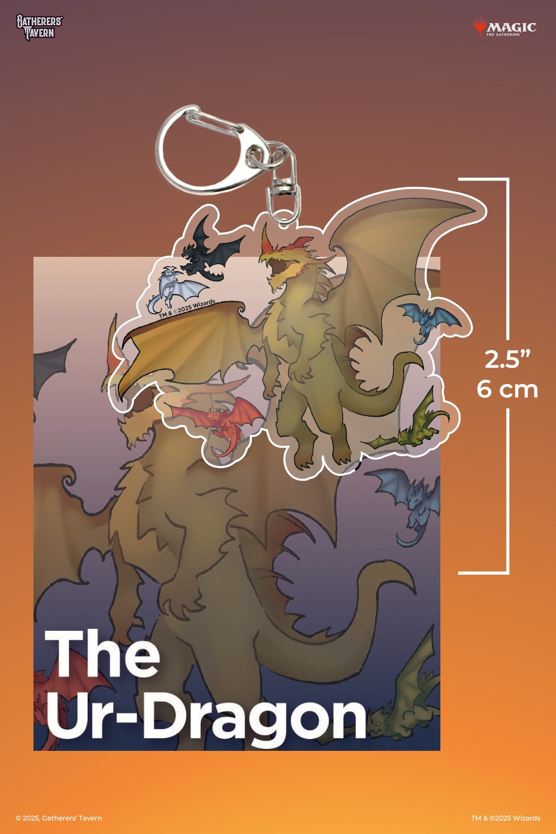 Magic: The Gathering - The Ur-Dragon Keychain