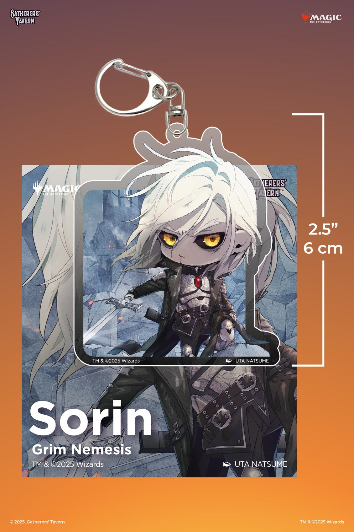 Magic: The Gathering - Sorin Grim Nemesis Keychain