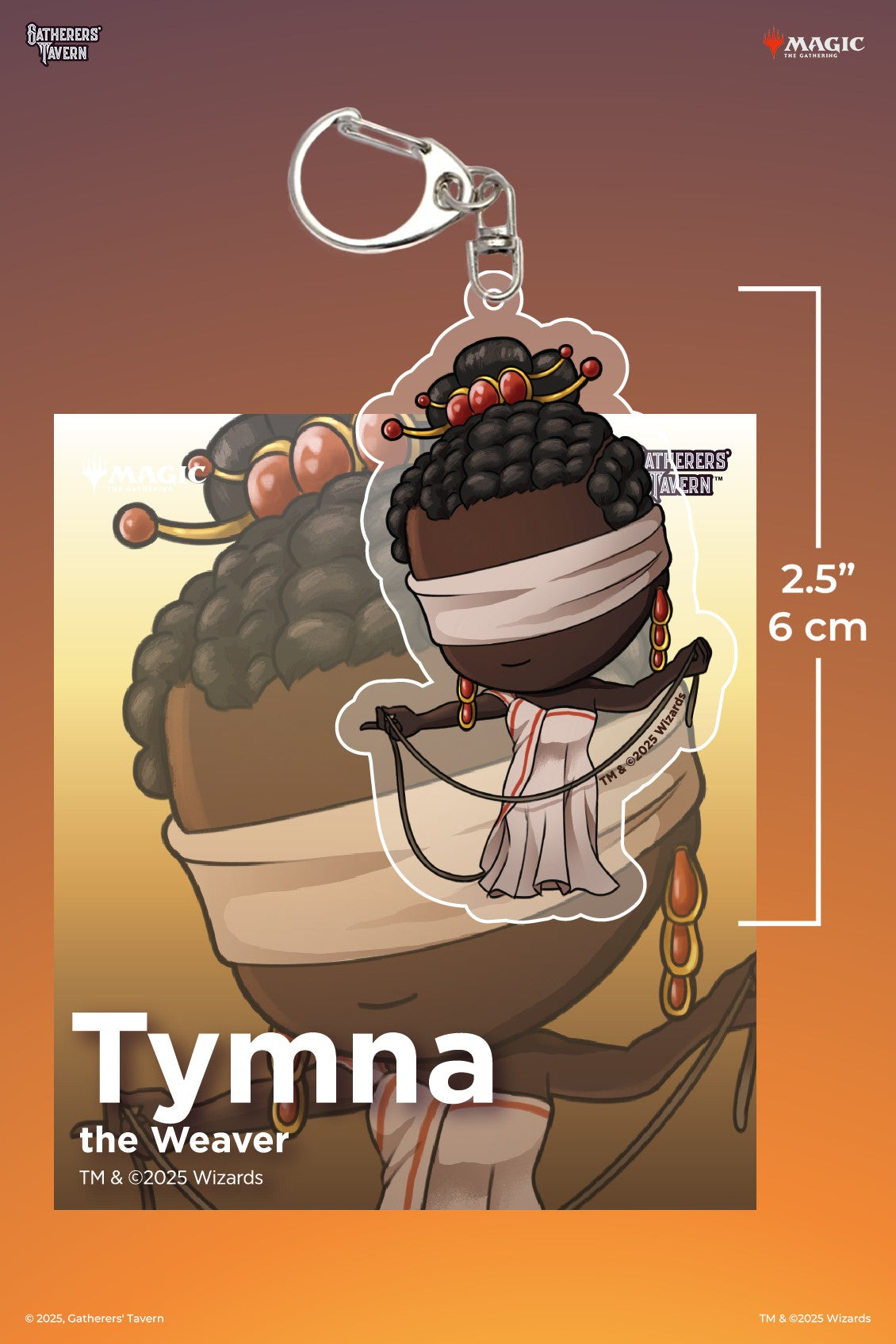 Magic: The Gathering - Tymna The Weaver Keychain