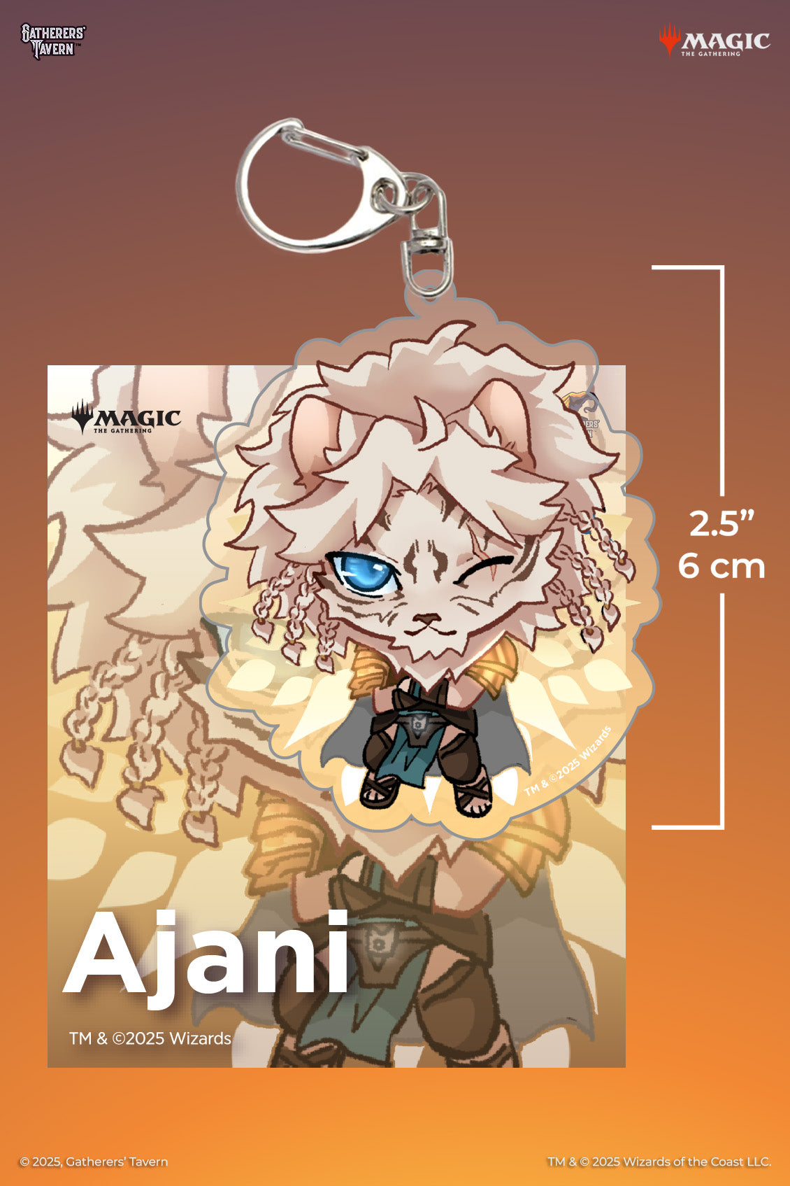 Magic: The Gathering - Ajani Keychain
