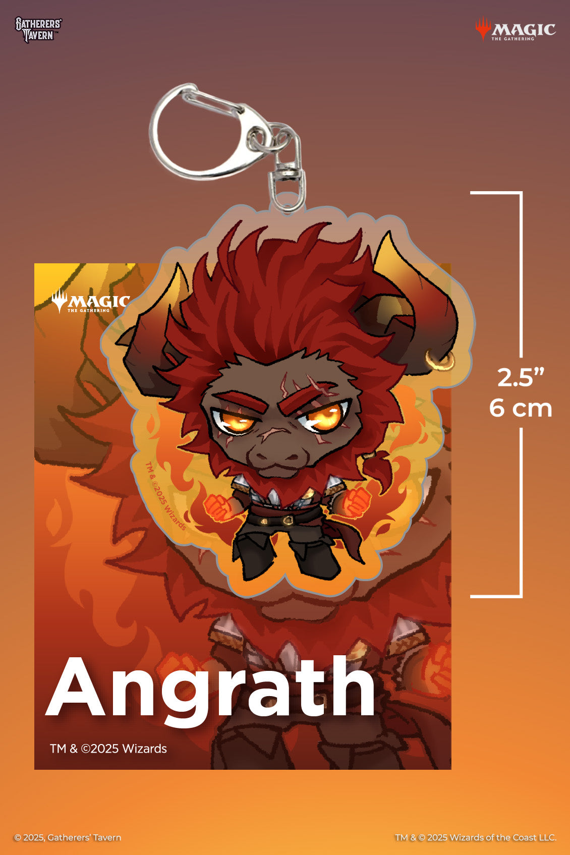 Magic: The Gathering - Angrath Keychain