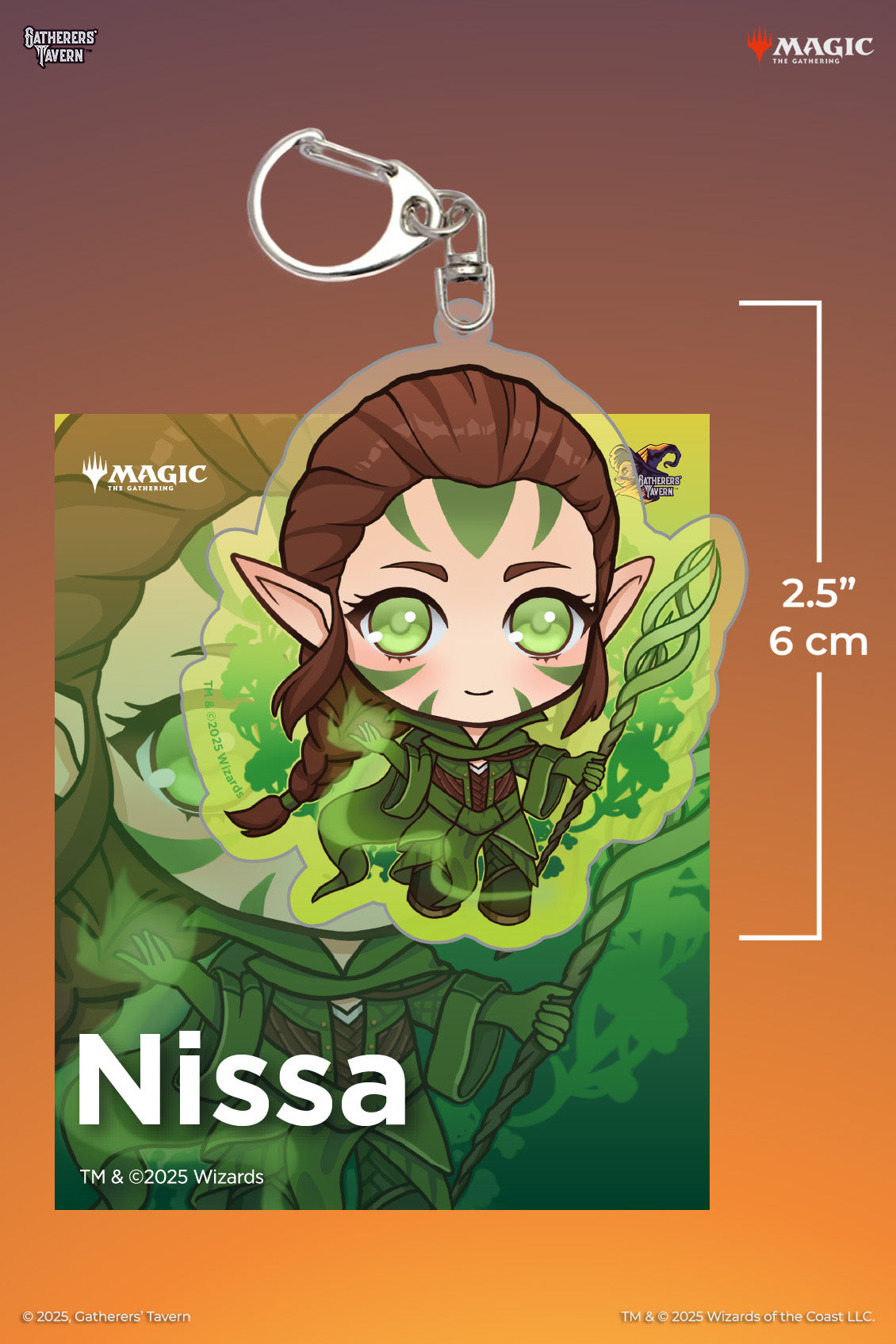 Magic: The Gathering - Nissa Keychain