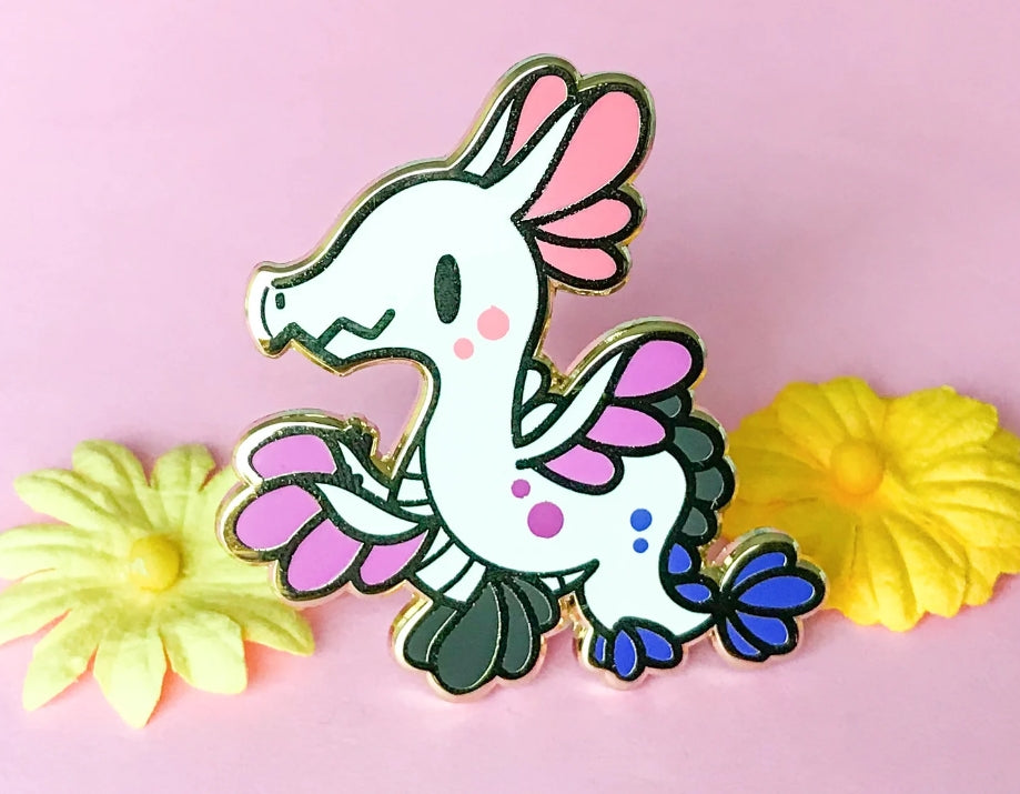 Chaobunny Arts Pride Dragon Enamel Pins