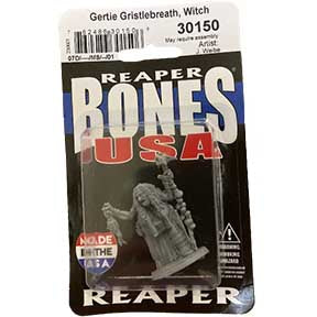 Bones USA: Gertie Gristlebreath, Witch female human  [Reaper 30150]