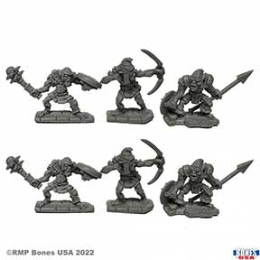 Bones USA RL: Goblins (6 figs) [Reaper 30096]