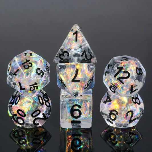 HD "Icy Queen" Flake Standard Dice Set