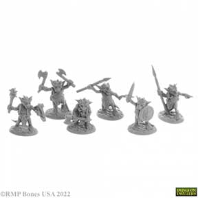 Bones USA DD: Ratpelt Kobold Mooks 6 figs [Reaper 07052]