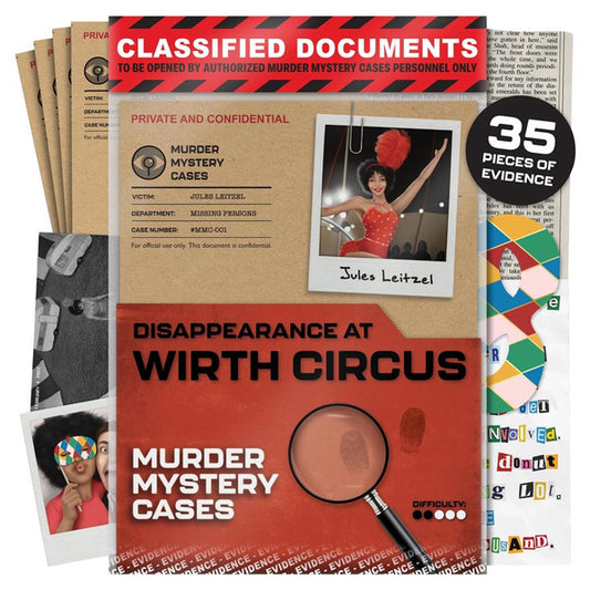 sale - Murder Mystery Cases: Disappearance at Wirth Circus