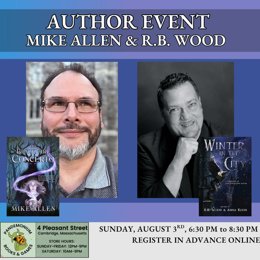 Ruadan Double Author Event: Mike Allen with R.B. Wood (Black Fire Concerto & Winter in the City)