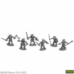 Bones USA DD: Nightclaw Kobolds 6 figs [Reaper 07056]