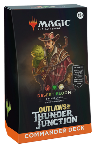 Magic the Gathering: Outlaws at Thunder Junction "Desert Bloom" Commander Deck